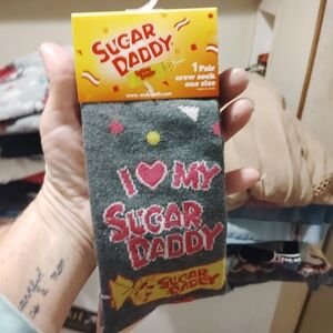 Sugar Daddy Themed Crew Socks